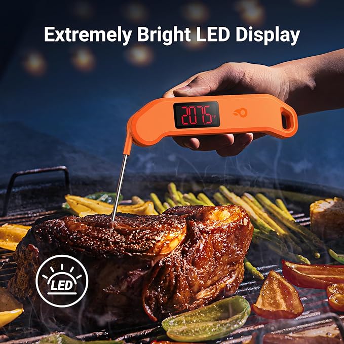 Professional Digital Meat Thermometer, 1 Sec Instant Read, ±0.5℉ Accuracy - Image 5