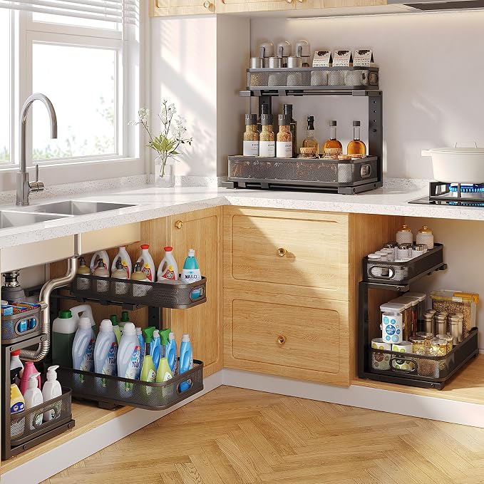 2 Pack 17.3IN-Depth Under Sink Organizer - Image 7