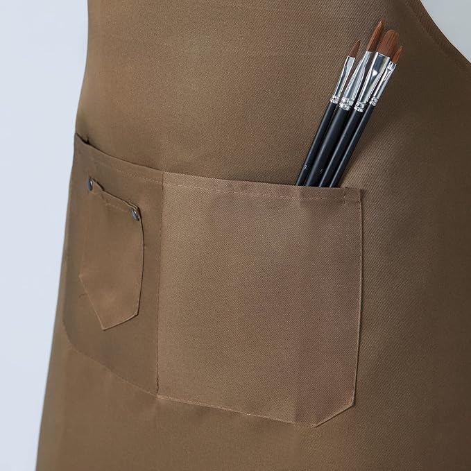 Art Aprons for Painting Pottery Ceramics, Mens Women Kitchen Cooking Aprons - Image 3