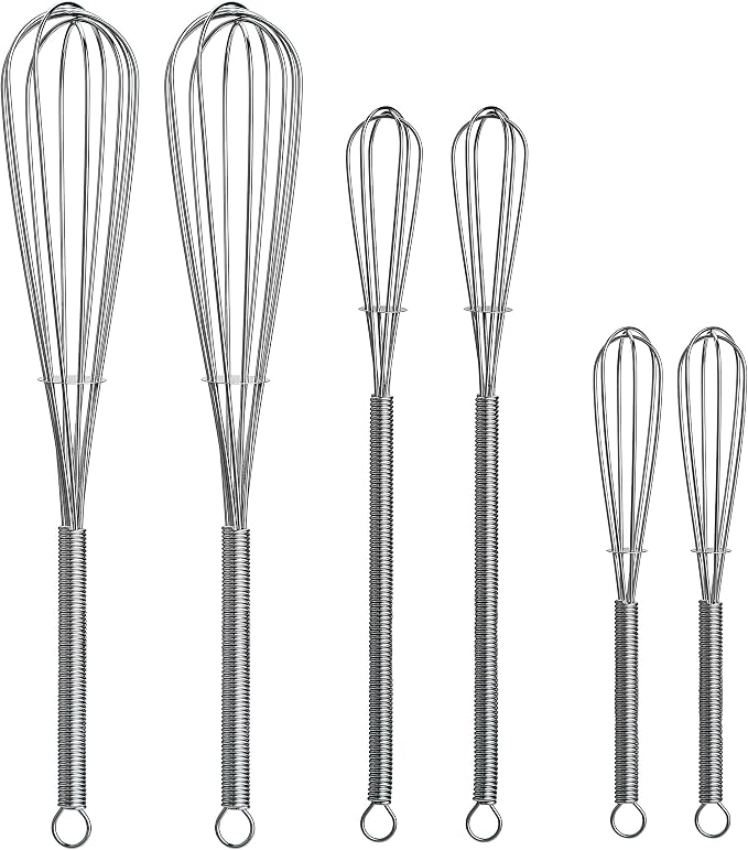 Mini Wire Whisk 6 Pack by Keewah