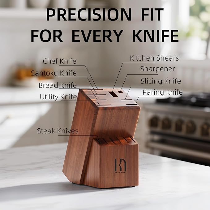 KnifeSaga Kitchen Knife Set Premium, Japanese High Carbon Stainless Steel 15 - Image 8