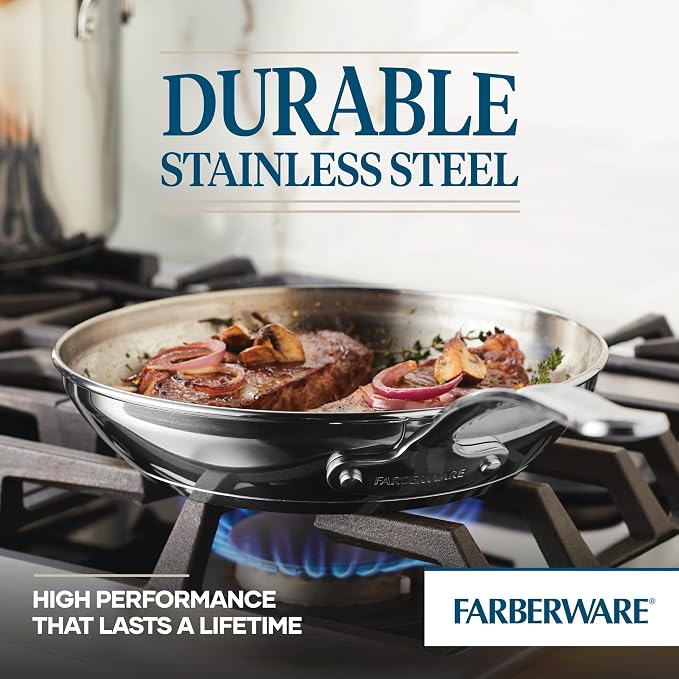 Farberware Millennium Stainless Steel 10-Piece Cookware Set - Image 7