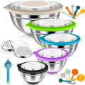 HaWare Mixing Bowls, 24-Piece Stainless Steel Salad Serving Bowl by HaWare