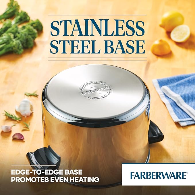 Farberware Classic Stainless Steel 8-Quart Stockpot - Image 8