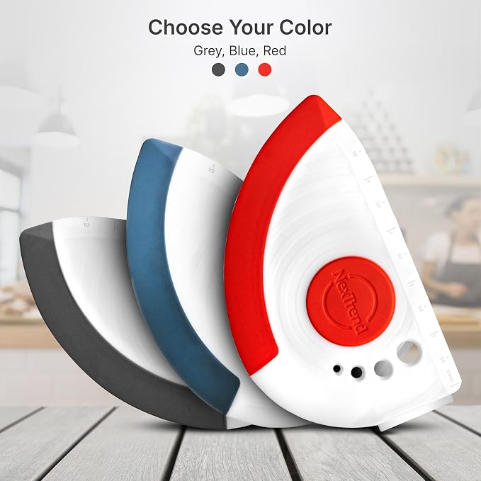 5-in-1 Dough Scraper & Flexible Bowl Scraper by Nextrend, Bread Scraper - Image 7