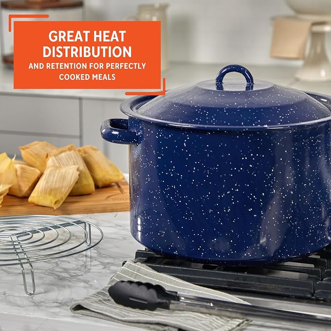 IMUSA USA Enamel Steamer Pot - Image 6