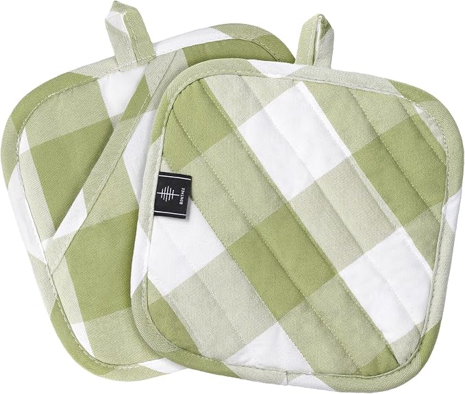 Cotton Pot Holders for Kitchen Heat Resistant Potholder Hot Pads Trivet Coaster by BONTHEE