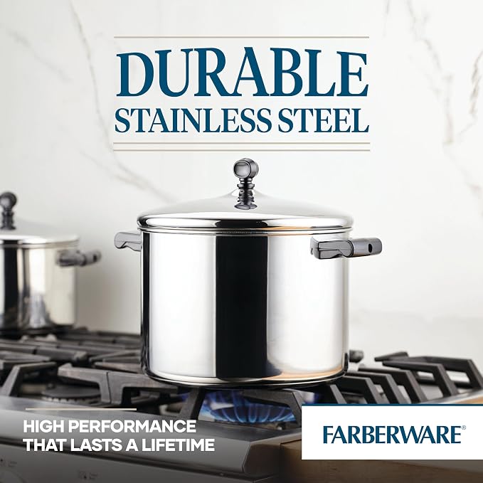 Farberware Classic Stainless Steel 8-Quart Stockpot - Image 7