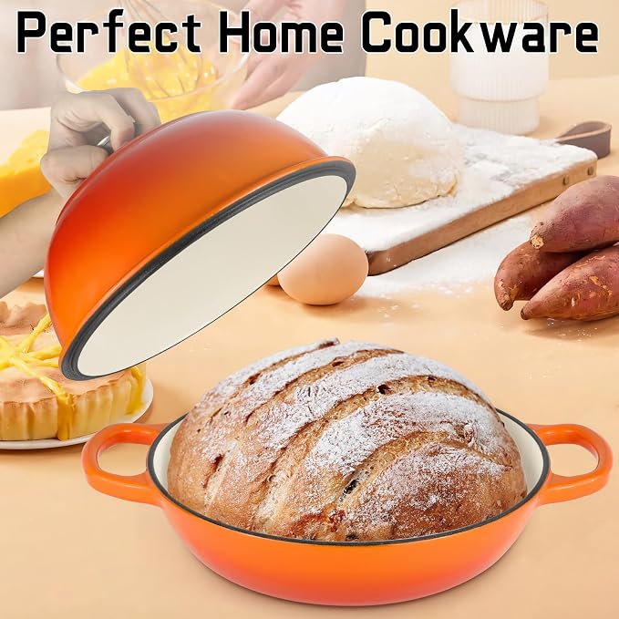 Enameled Cast Iron Bread Oven, Dutch Oven Pot - Image 6