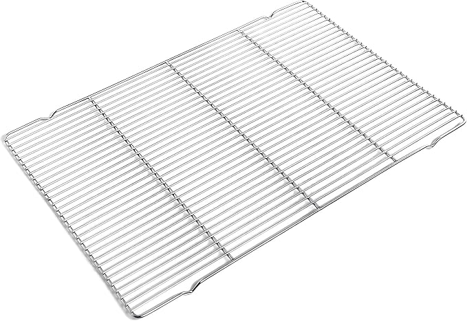 Wire Cooling Racks For Baking 9.3"X13.6" Oven Safe Small Grid Fits Air by Turbokey