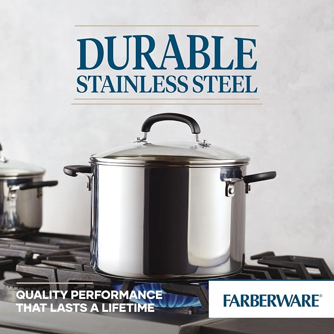 Farberware Brilliance Stainless Steel Stockpot - Image 6
