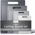 COOK WITH COLOR Non-Slip Cutting Board Set – Kitchen Essentials with Easy Grip by CookwithColor