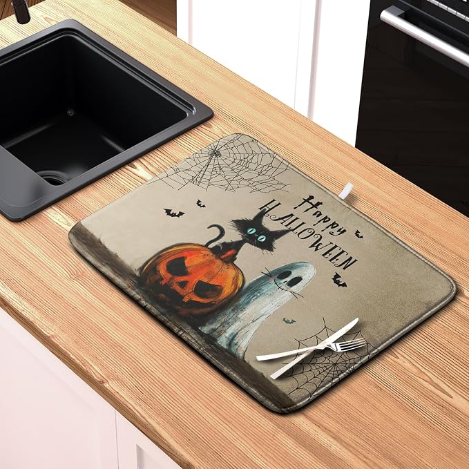 Happy Halloween Dish Drying Mat - Image 6