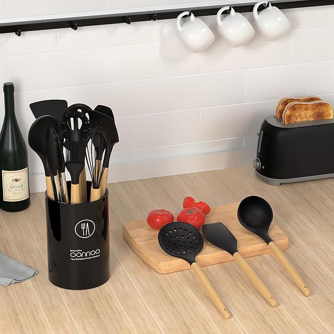 Silicone Cooking Utensils Set Utensil Sets - Image 4