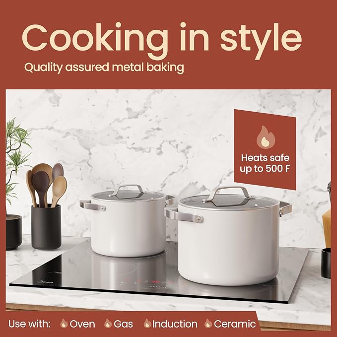 Bakken 3 Quart Ceramic Coated Stock Pot - Image 3