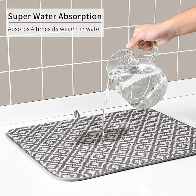 SUBEKYU Microfiber Dish Drying Mat - Image 7