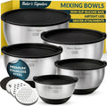 Baker's Signature Stainless Steel Mixing Bowls by BakersSignature