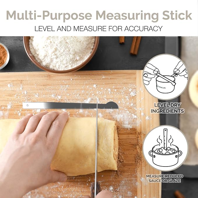 CuttleLab 22-Piece Stainless Steel Measuring Cups and Spoons Set, Tad Dash - Image 6