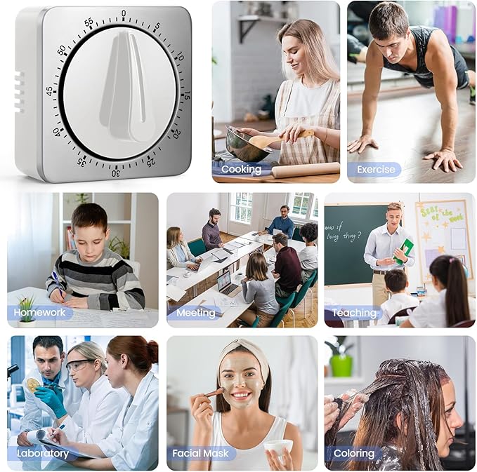 Kitchen Timers for Cooking, Chef Cooking Timer Clock - Image 9
