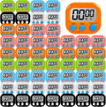 54 Pcs Kitchen Timer Bulk with Small Magnetic Backing Stand Liubeili Digital by Liubeili