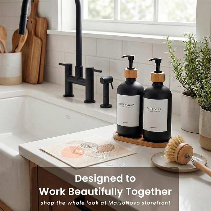 MaisoNovo Glass Dish Soap Dispenser - Image 10