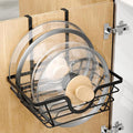 TIDIIABODE Pot Lid Organizer, Adjustable Kitchen Pot Lid Holder Inside Cabinet by TrashBagHolder