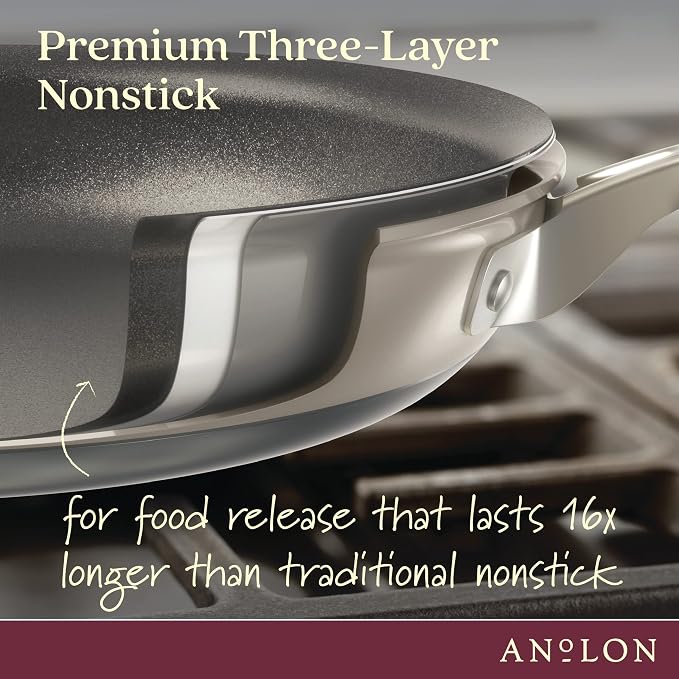 Anolon Achieve Hard Anodized Nonstick Saucepot - Image 3