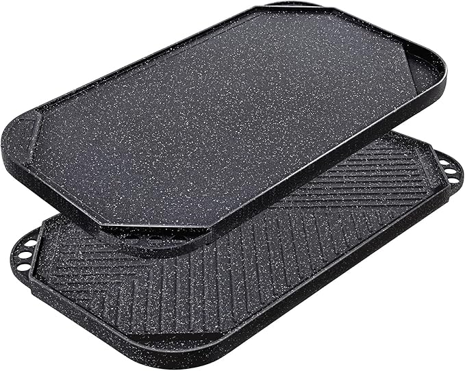 SENSARTE Nonstick Griddle Grill Pan, Pro-Grid Reversible Grill & Griddle Pan by SENSARTE