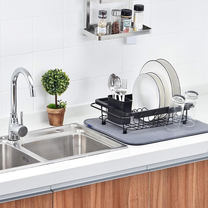 TOOLF Expandable Dish Drying Rack Over The Sink Adjustable Dish Rack in Sink Or - Image 5