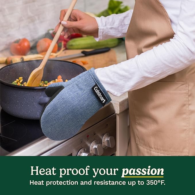 Cuisinart Mini Oven Mitts – 5.5” x 7” Heat-Resistant Kitchen Mitts - Image 3