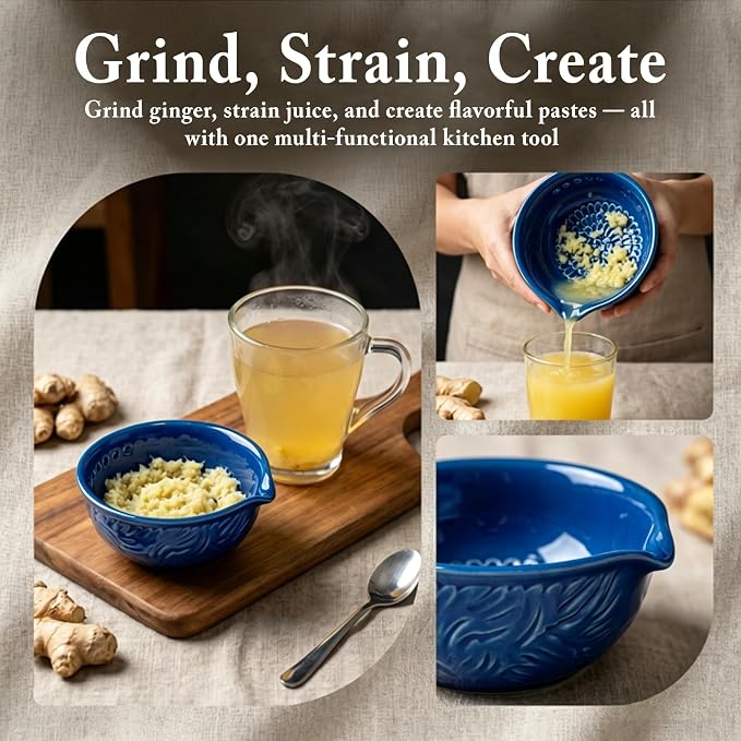 3-in-1 Ceramic Grater Bowl - Image 3