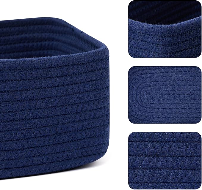 MiniArk Small Storage Baskets for Organizing | Closet Organizer Bins | Shelf - Image 2