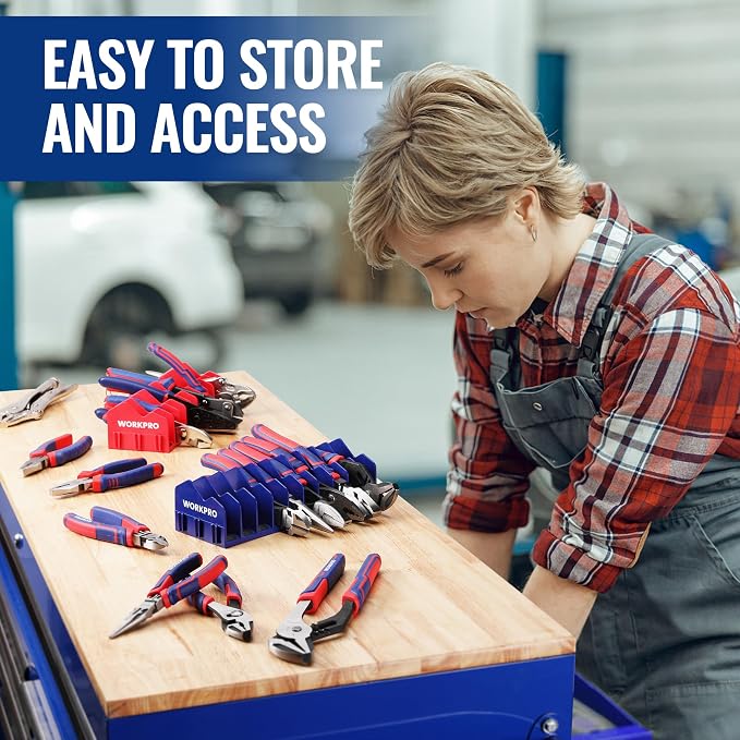WORKPRO 2-Pack Plier Organizer Rack, Pliers Holder and Cutter Organizers - Image 7