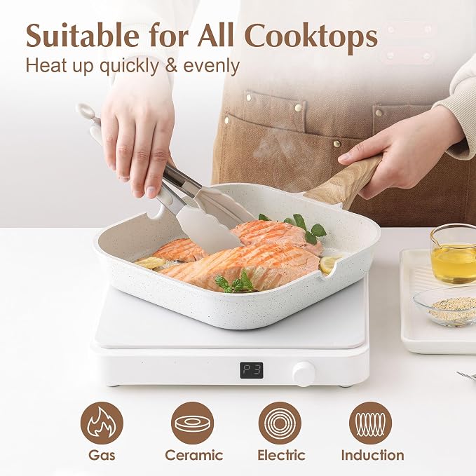 SENSARTE Nonstick Ceramic Grill Pan - Image 6