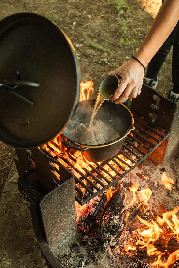 GSI Outdoors Guidecast 5qt Dutch Oven | Cast Iron Dutch Oven - Image 9