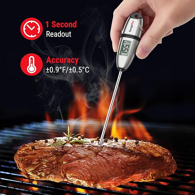 TempPro TP02S Digital Food Thermometer - Image 2