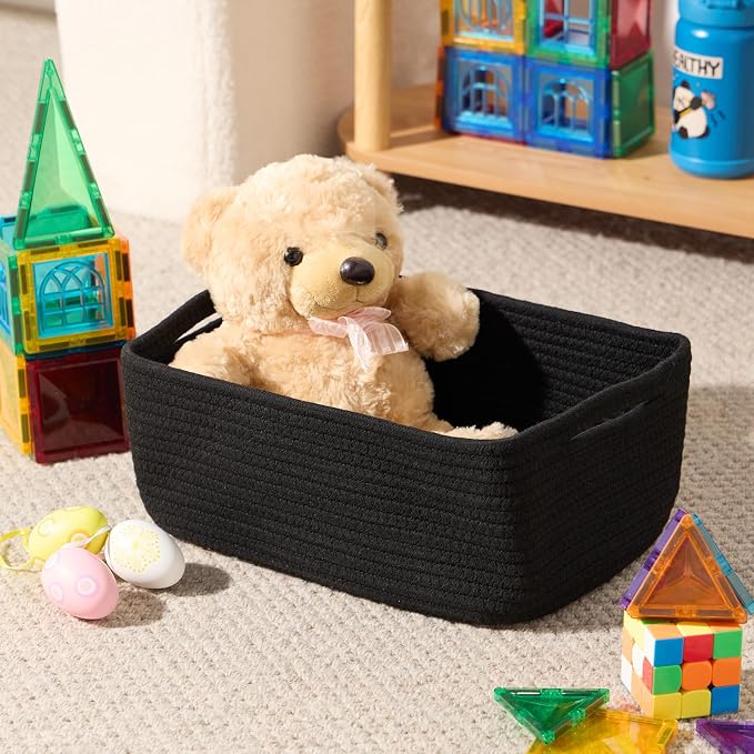 MiniArk Small Storage Baskets for Organizing | Closet Organizer Bins | Shelf - Image 4