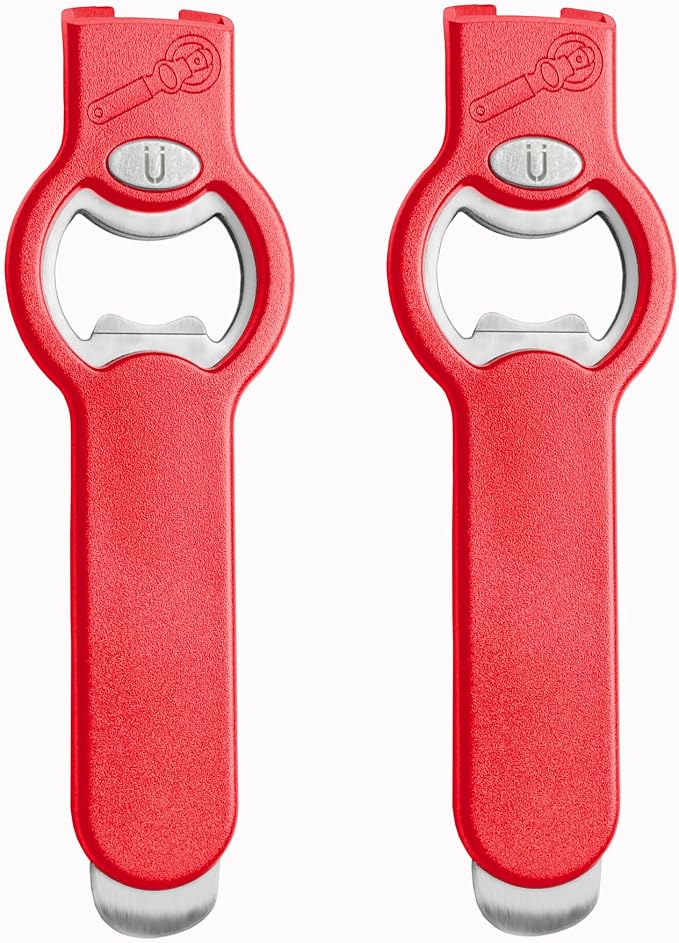 2-in-1 Magnetic Soda Can & Beer Bottle Opener-Dual Magnets by Unknown