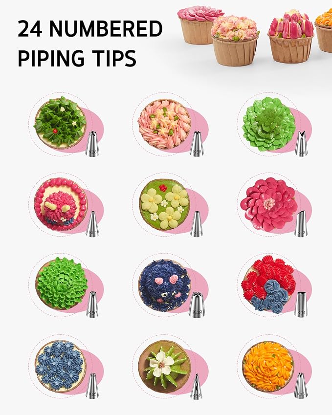 Syntus 65 PCs Cake Decorating Kit - Image 5