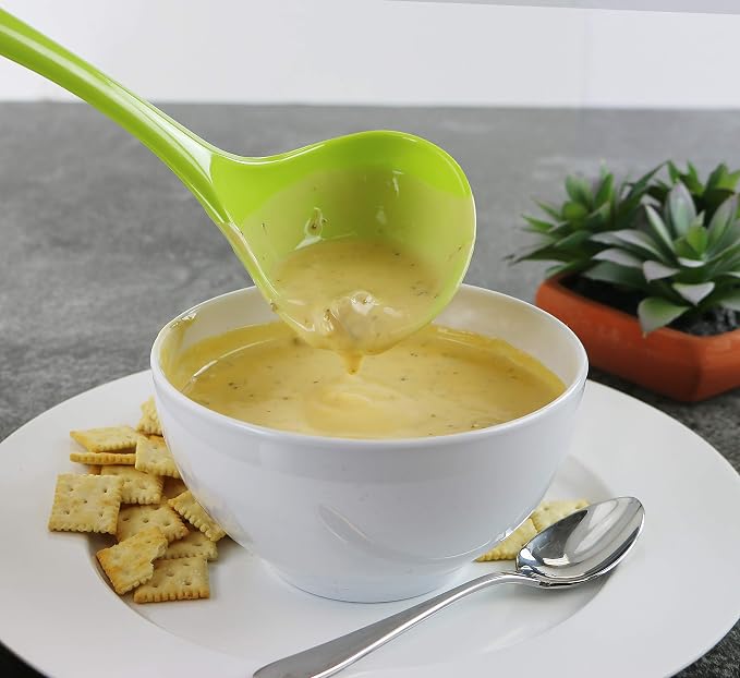 Reston Lloyd Melamine Soup Ladle Kitchen Utensil, Durable BPA-Free Plastic - Image 4