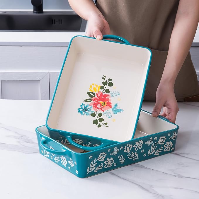 Wisenvoy Casserole Dish 9x13 Baking Pan Casserole Dishes - Image 4