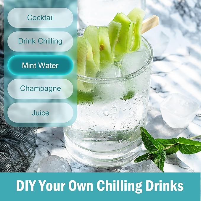 Ice Cube Trays for Freezer – 5 Pack 70 Cubes Total, Reinforced Snap Lids That - Image 6