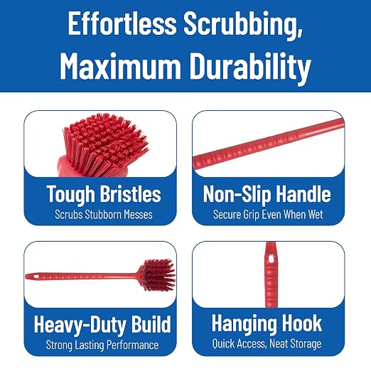 SPARTA 40501EC05 Plastic Large Scrub Brush, Kitchen Brush, Utility Brush - Image 4