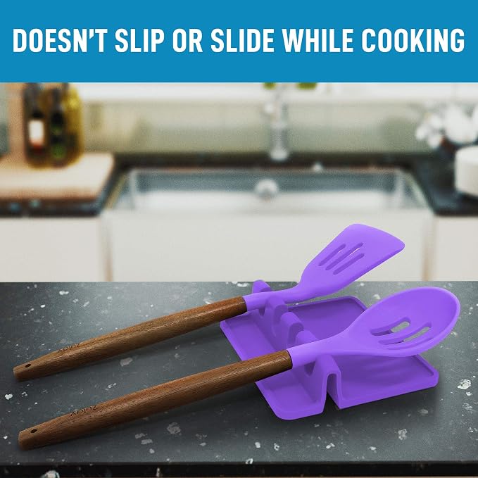 Zulay Kitchen Silicone Utensil Rest - Image 4