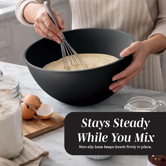 COOK WITH COLOR Mixing Bowls with TPR Lids - Image 6
