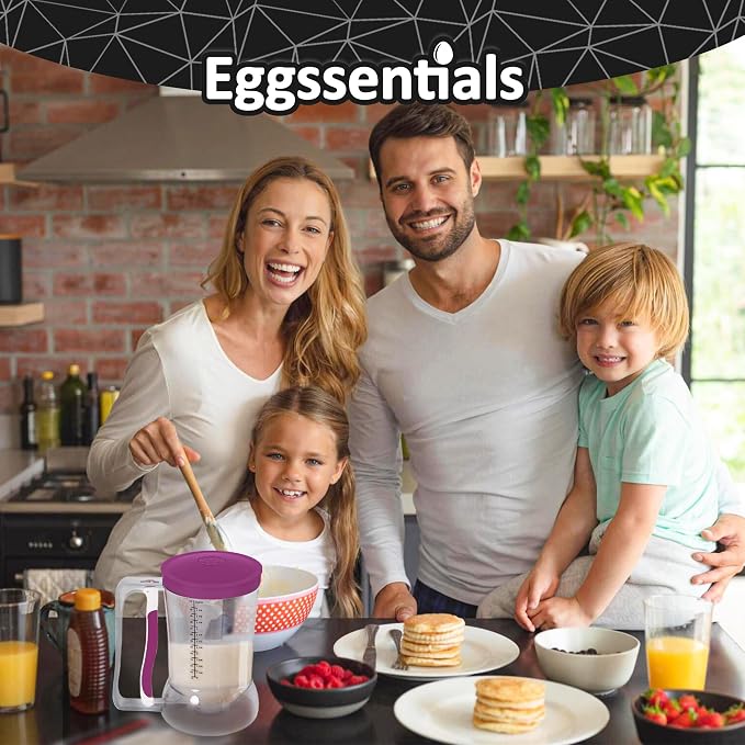 Eggssentials – Batter Dispenser Mess-Free, Squeeze Handle, Waffles & More – - Image 7