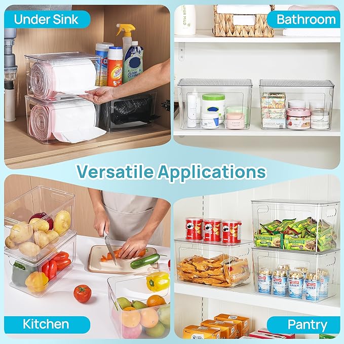 Vtopmart 2 Pack Trash Bag Holder, Stackable Garbage Bag Dispenser - Image 7