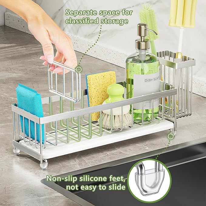 Cisily Extra Large Sink Caddy Organizer - Image 6