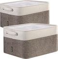 BALEINE 2 Pack Fabric Closet Storage Bins by BALEINE