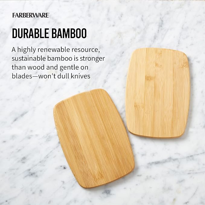 Farberware 4-Piece Bamboo Cutting Board Set - Image 4